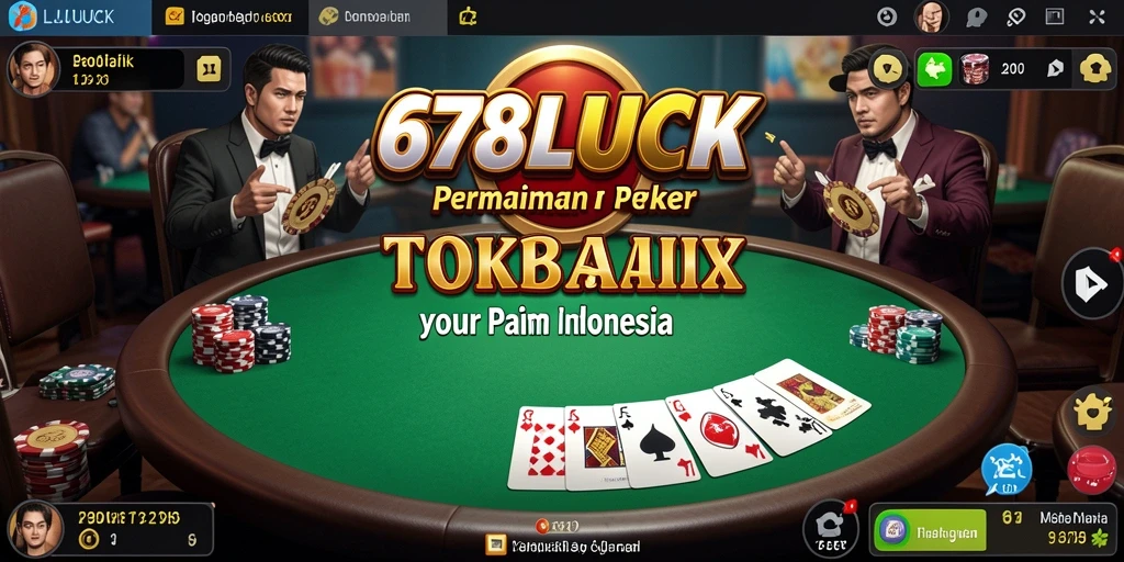 Tampilan gameplay menarik dari 678LUCK dengan variasi Poker.