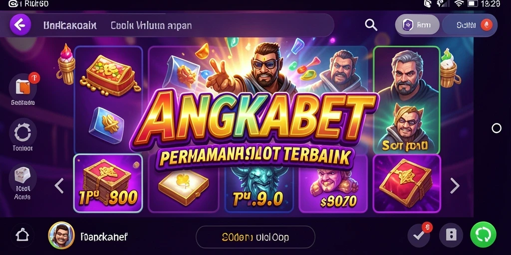 Tampilan permainan slot ANGKABET yang seru dan menarik.
