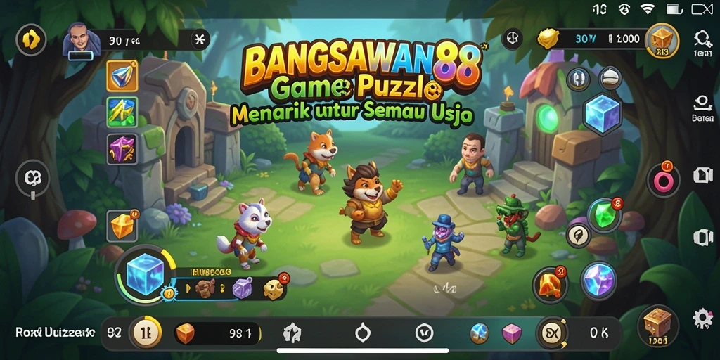 Tangkapan layar menunjukkan gameplay menantang dari BANGSAWAN88.