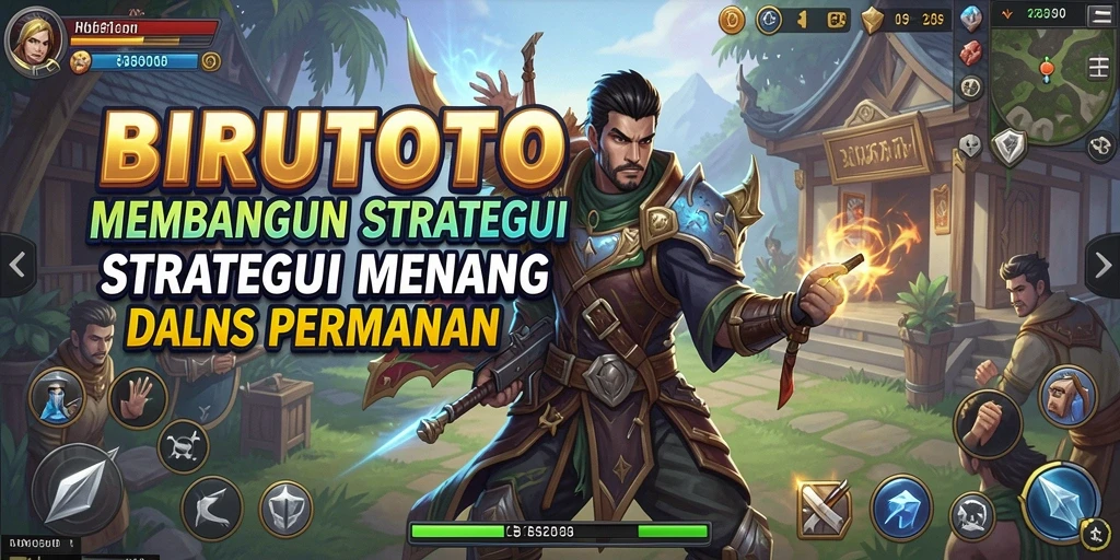 Tampilan gameplay BIRUTOTO yang menantang dan seru.