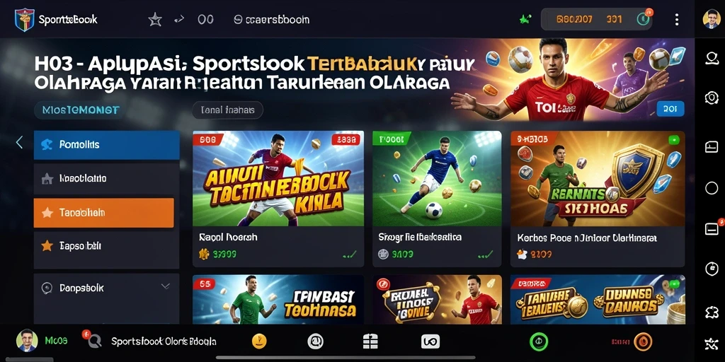 Tampilan gameplay H03 dengan taruhan olahraga yang menarik.