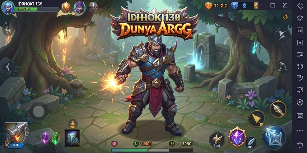 Tampilan gameplay seru pada IDRHOKI138 dengan karakter dan dunia yang kaya.