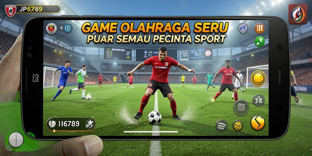 Screenshot JP6789 menampilkan aksi seru dalam permainan olahraga.