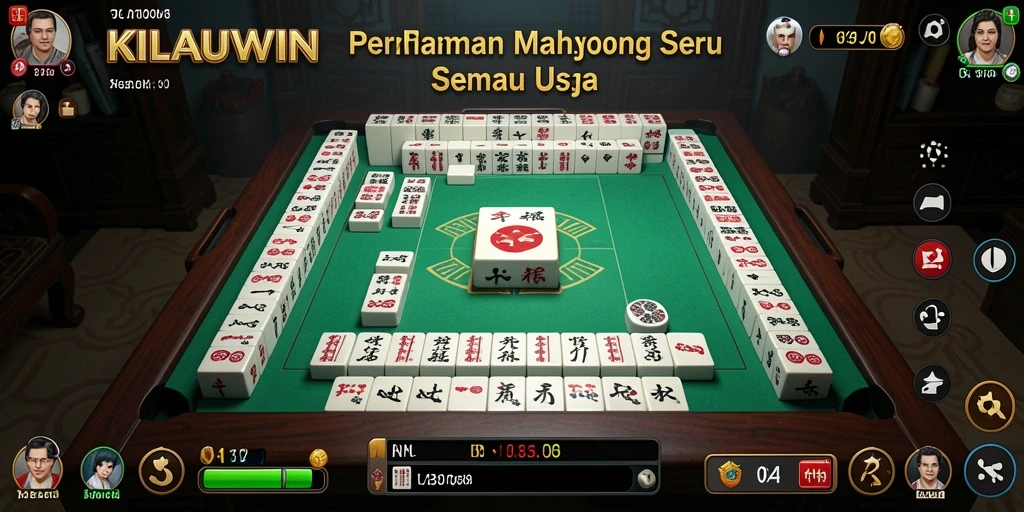 Tampilan gameplay menegangkan di KILAUWIN dengan level Mahjong yang menantang.
