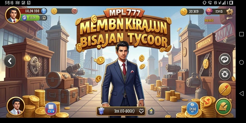 Tampilan gameplay <strong>MPL777</strong> yang menampilkan berbagai strategi bisnis.