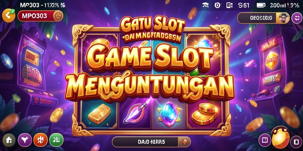 Tampilan permainan slot MPO303 dengan grafis menakjubkan dan fitur interaktif.